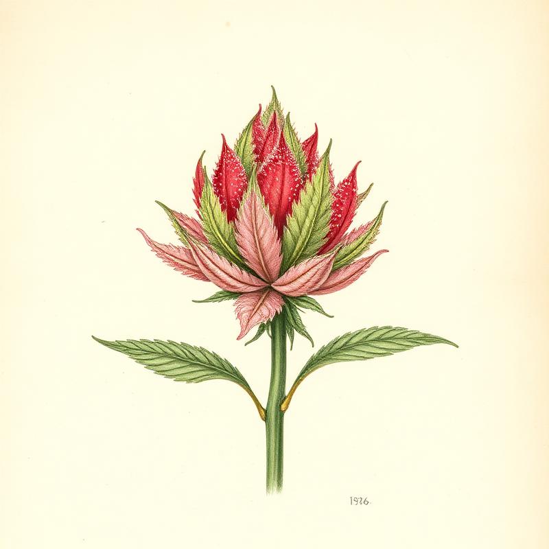 avaay SIGNATURE 27/1 ARC — Apple Rock Candy botanische Cannabis-Illustration