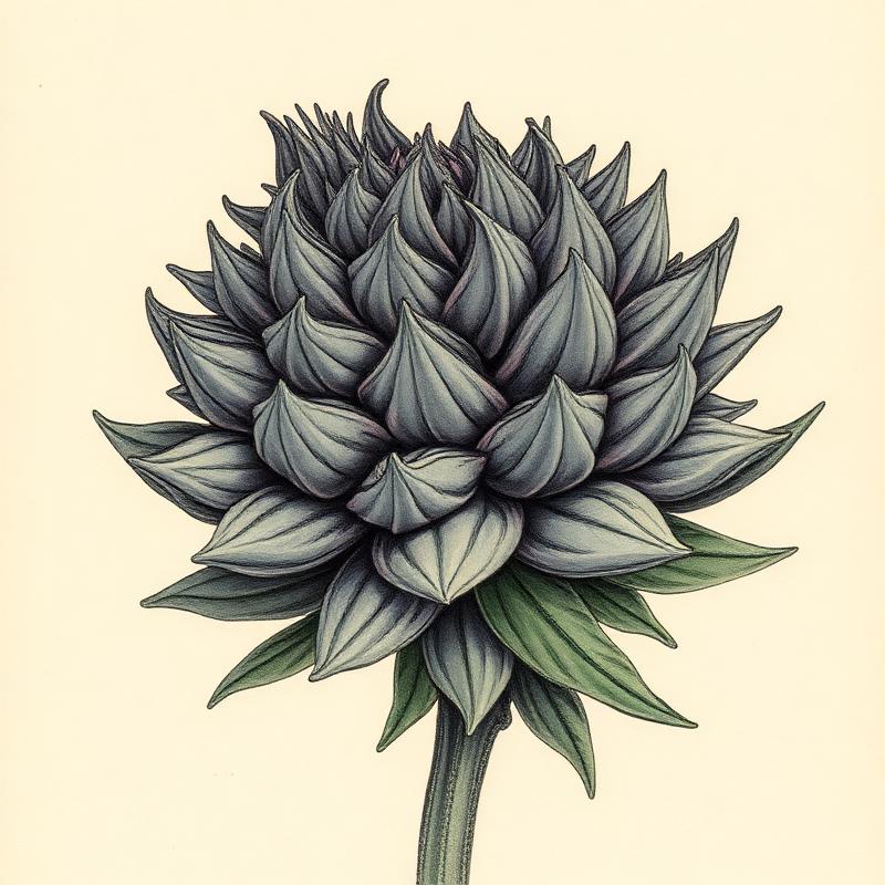 avaay SIGNATURE 31/1 GOG — Gossip Gun botanische Cannabis-Illustration