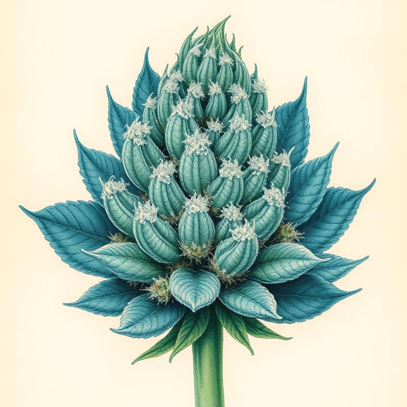 avaay SIGNATURE 31/1 OGC — Ocean Grown Cookies botanische Cannabis-Illustration