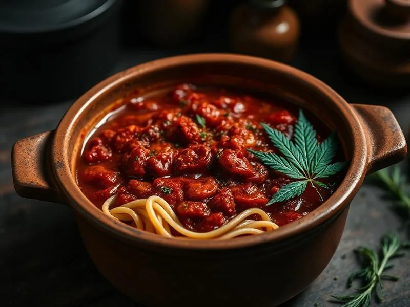 Cannabis-Pasta-Sauce: Herzhaftes Edible für den Abend