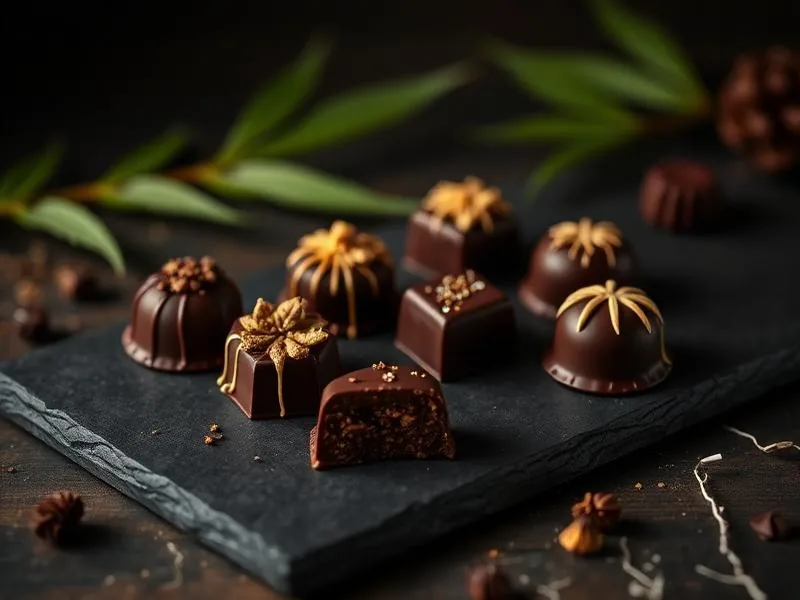 Cannabis-Pralinen: Elegante Schokoladentrüffel