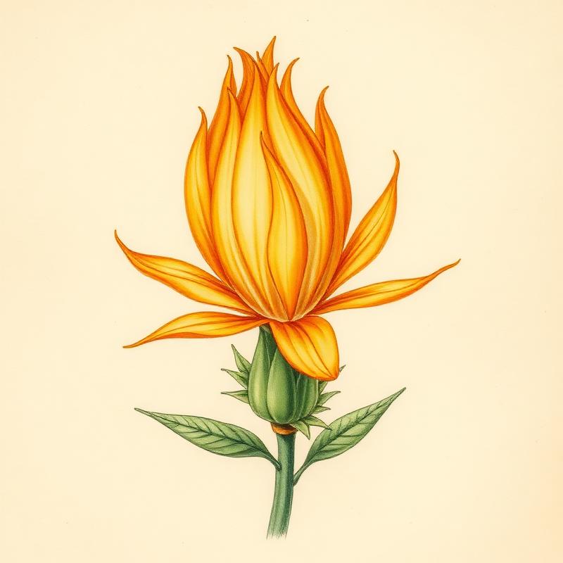 avaay 19/1 TNG — Tangie botanische Cannabis-Illustration