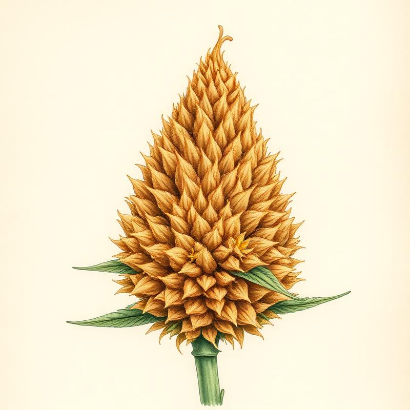 avaay SIGNATURE 28/1 WB — Waffle Bites botanische Cannabis-Illustration